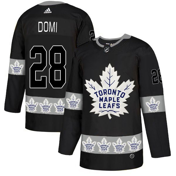 Men Toronto Maple Leafs #28 Domi Black Adidas Fashion NHL Jersey->more nhl jerseys->NHL Jersey